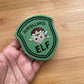 Elf Badge - deboss + matching cutter - christmas