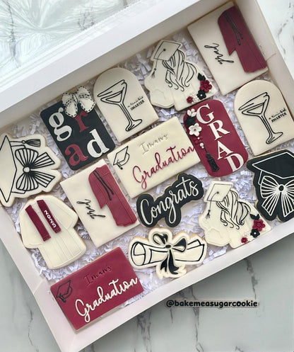 Grad - graduation Debossing and matching cutter