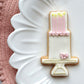 Cake - Birthday Theme - debossing and matching cutter M1034