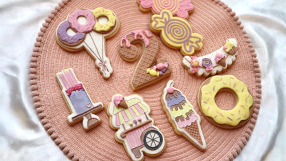 ice cream waffle pattern texture