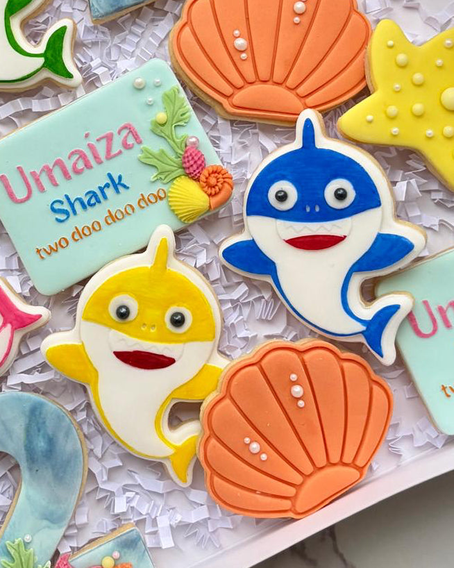 Baby shark cutter + 3D Deboss MS1034