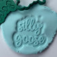 Silly Goose 3D deboss and matching cutter