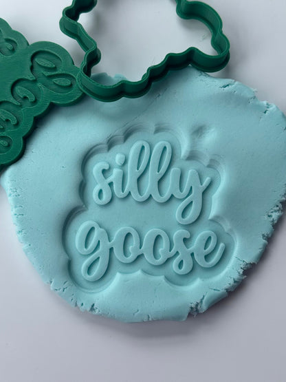 Silly Goose 3D deboss and matching cutter