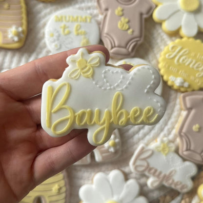 Bee theme - baybee deboss and cutter