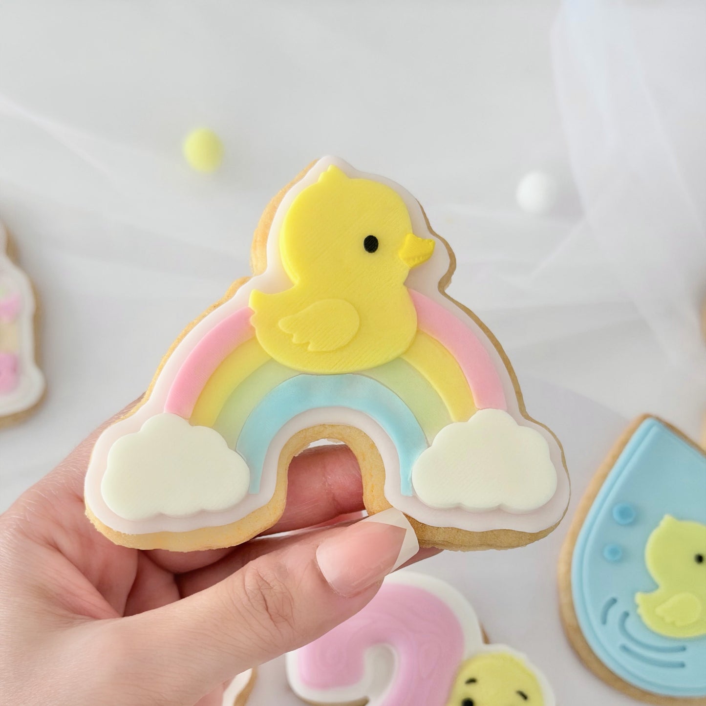 Duck Rainbow 3D debossing + cutter