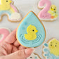 Duck Rain Drop 3d debossing + cutter