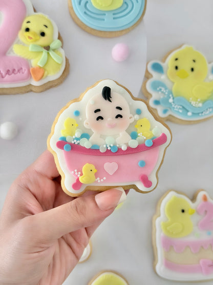 Baby Bath 3D deboss and matching cutter