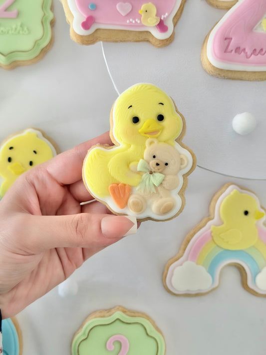 Duck Teddy 3d mould debossing + cutter