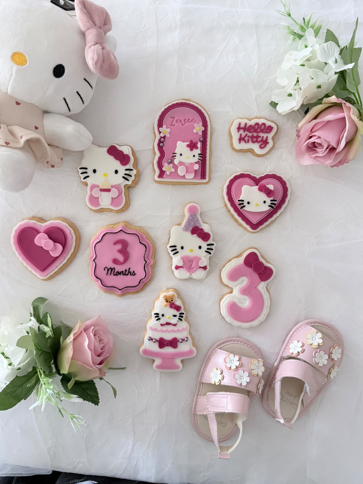 Hello kitty number three - 3d Deboss and cutter