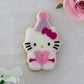 Kitty with party hat 3D deboss and cutter