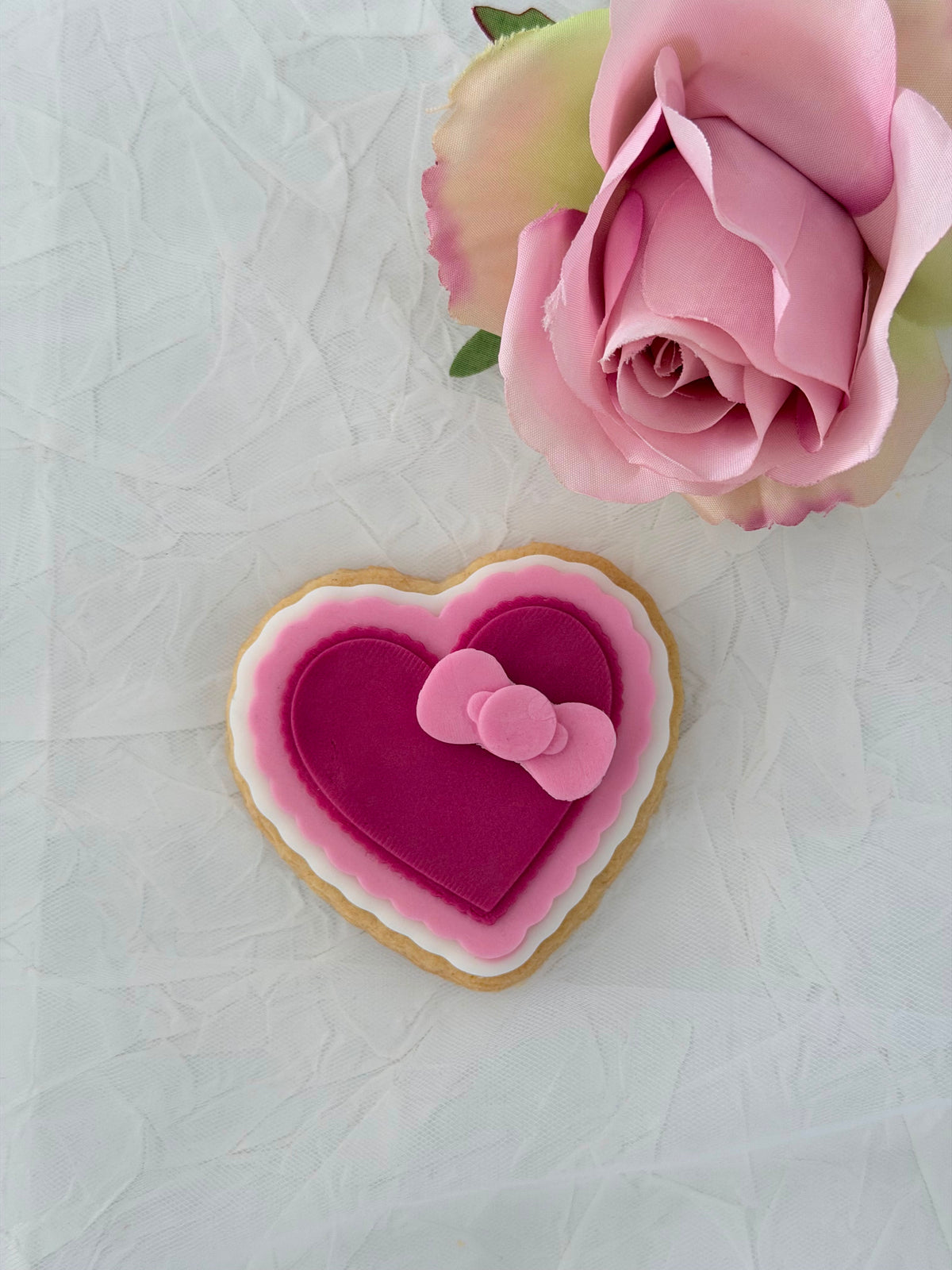 Frame heart weavy - 3d Deboss and cutter
