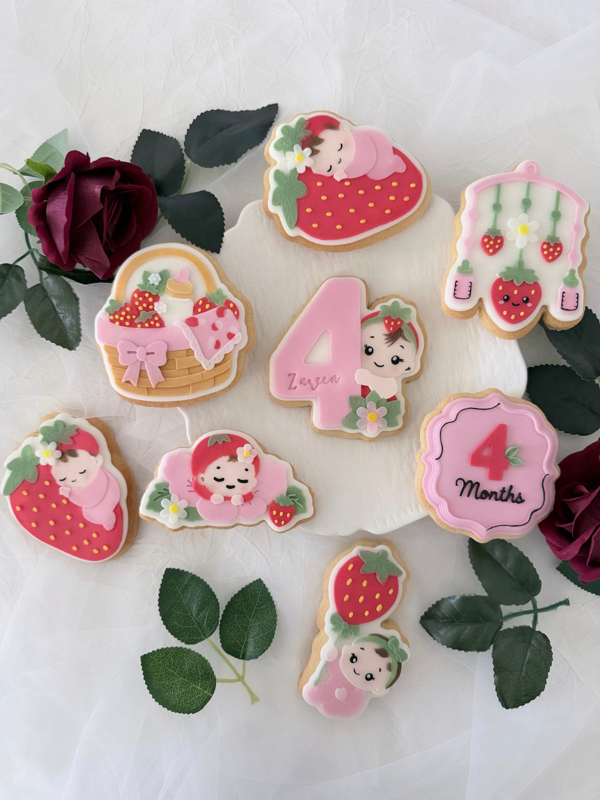 strawberry basket 3D deboss and matching cutter