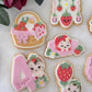 strawberry mobile baby 3D deboss and matching cutter