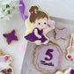 Five months Plaque 3D Deboss & Matching Cookie Cutter