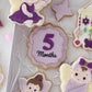 Five months Plaque 3D Deboss & Matching Cookie Cutter
