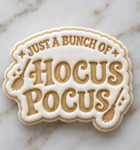 Hocus Pocus theme - Halloween Cutter + matching stamp