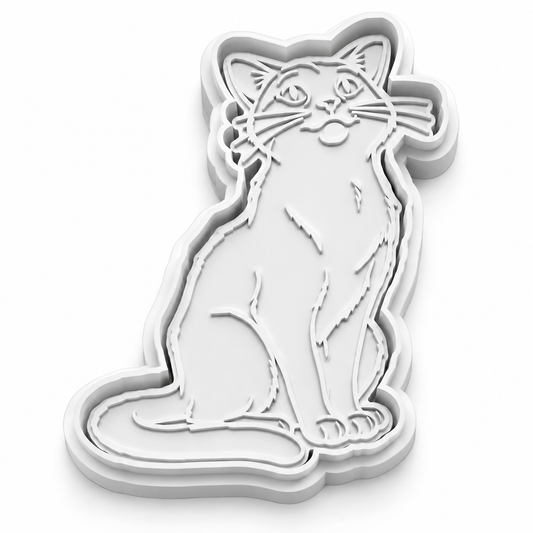 Hocus Pocus cat - Halloween Cutter + matching stamp