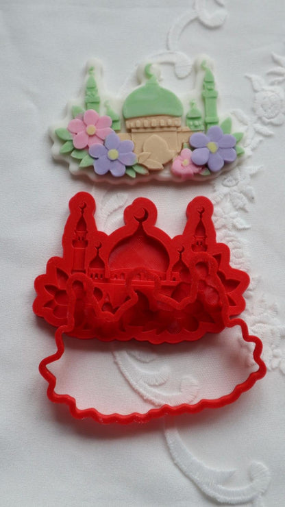 Floral Mosque 3D deboss and matching cutter