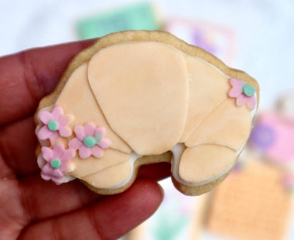 croissant breakfast - 3d Deboss and cutter
