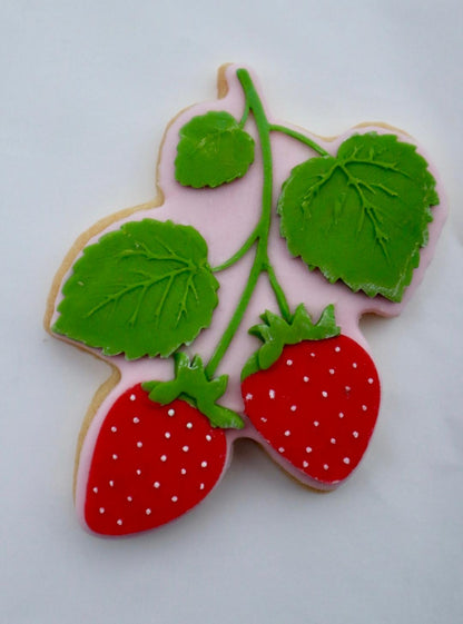 Strawberry stack 3D deboss and matching cutter