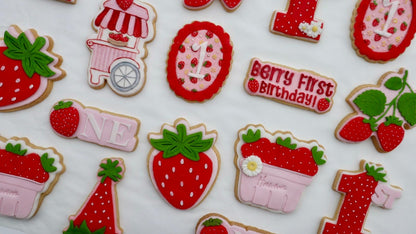 3D strawberry deboss and matching cutter
