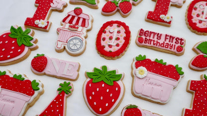 3D strawberry deboss and matching cutter