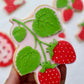 Strawberry stack 3D deboss and matching cutter