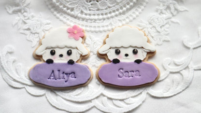 Sheep Name Plaque 3D deboss and matching cutter