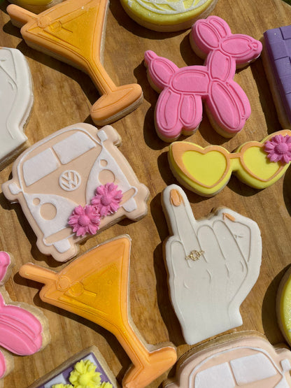 Wedding finger ring- debossing and matching cutter MEG cookie cutters