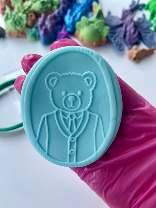 Teddy Portrait Deboss and cutter