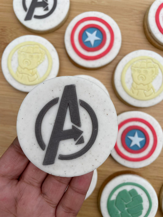 Avengers - super hero - debossing MEG cookie cutters