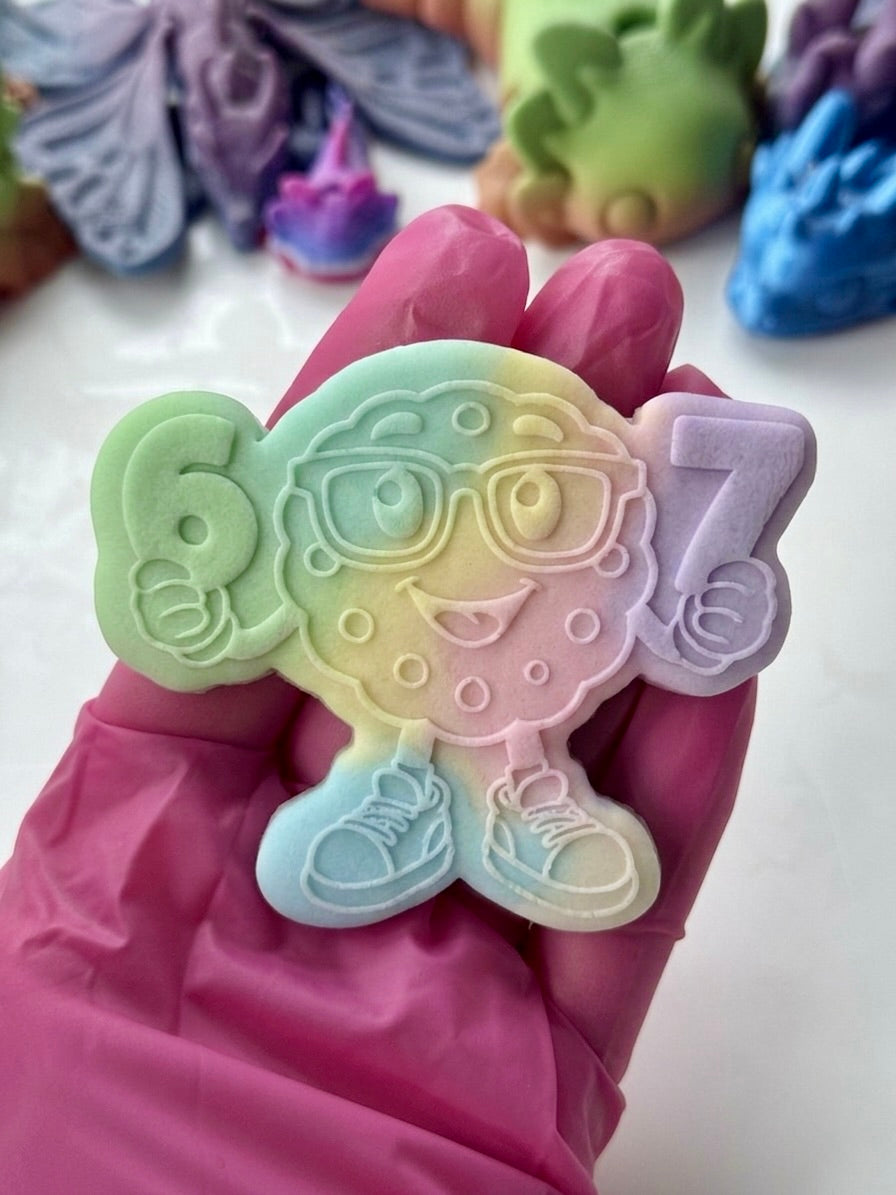 smart cookie holding six seven - Teacher collection Debossing + cutter