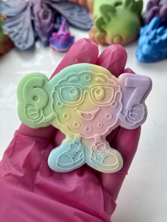 smart cookie holding six seven - Teacher collection Debossing + cutter