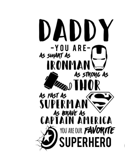 Father’s Day - Debossing - Super hero MEG cookie cutters