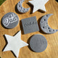 Fist father son - Father’s Day - debossing acrylic stamp MEG cookie cutters