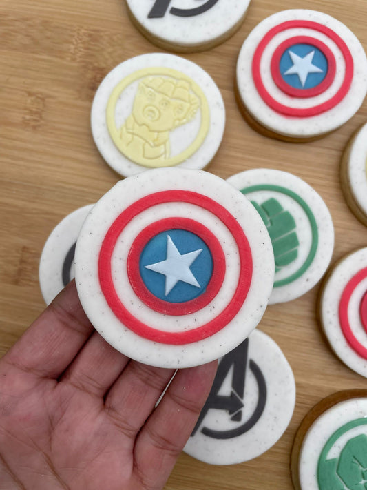 Avengers - super hero - Captain America debossing MEG cookie cutters