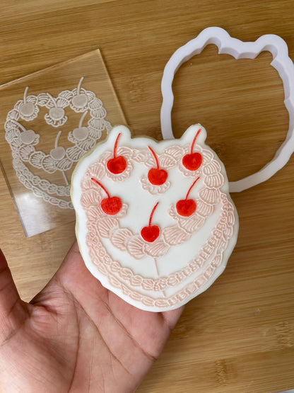 cake - Cookie Cutter + deboss MEG cookie cutters
