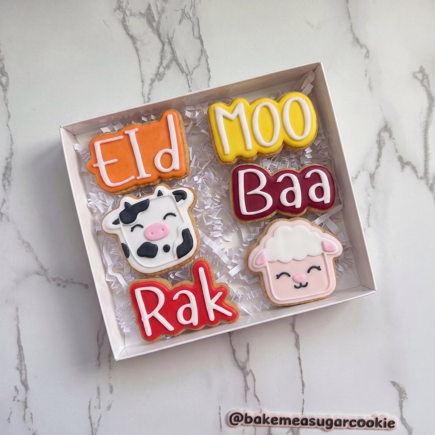 Eid Mubarak - Sheep Cow set - deboss and matching cutter