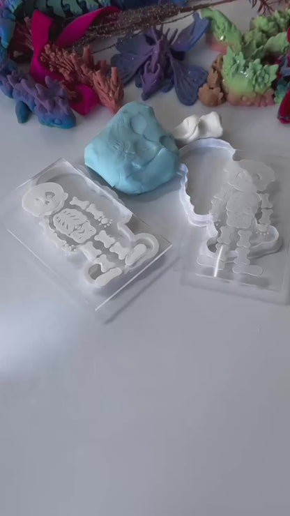 Skeleton boy Deboss + Cutter Halloween