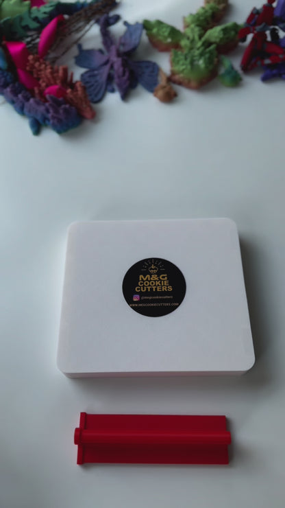 The signature font Alphabet letter stamp