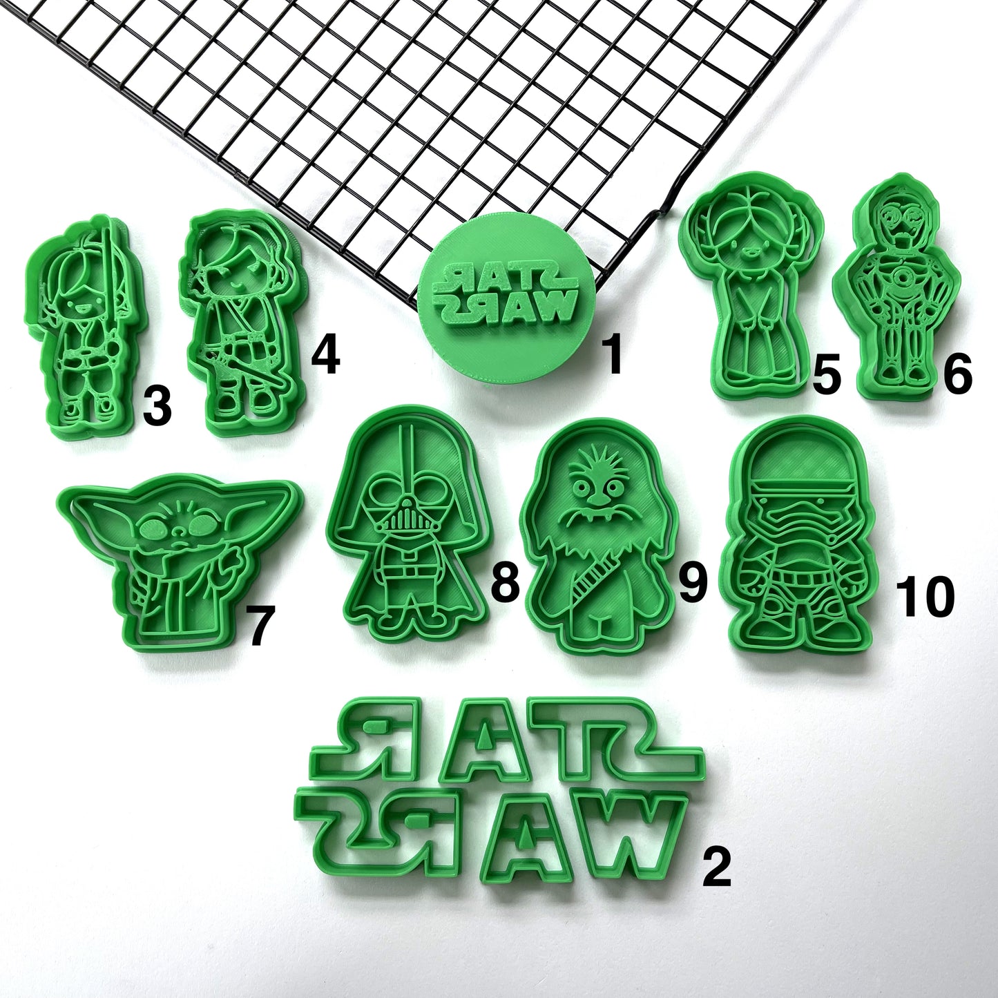 Star Wars cookie cutter + stamp MEG cookie cutters