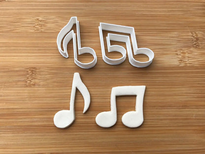 2pcs Music Note Cookie Cutter MEG cookie cutters