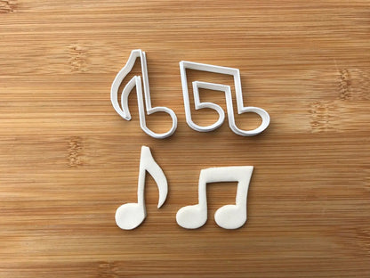 2pcs Music Note Cookie Cutter MEG cookie cutters