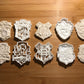 4 HOUSES + 1 Hog. Crest - Harry Potter-inspired Cookie Cutter MEG cookie cutters