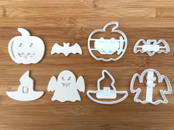 4 pcs Halloween set 2 Cookie Cutter MEG cookie cutters