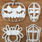 4 pcs Halloween set 4 Cookie Cutter MEG cookie cutters