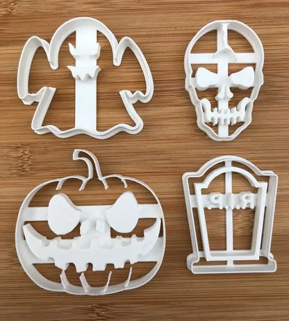 4 pcs Halloween set 7 Cookie Cutter MEG cookie cutters