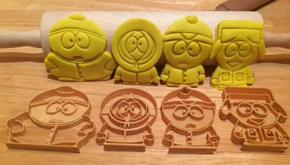 4pcs South Park Cookie Cutters MEG cookie cutters