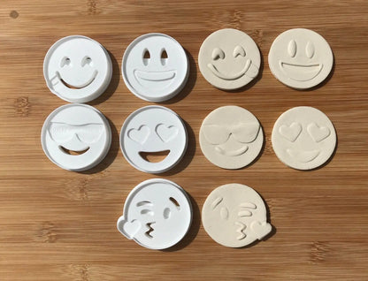 5pcs  Emoji Cookie Cutters MEG cookie cutters