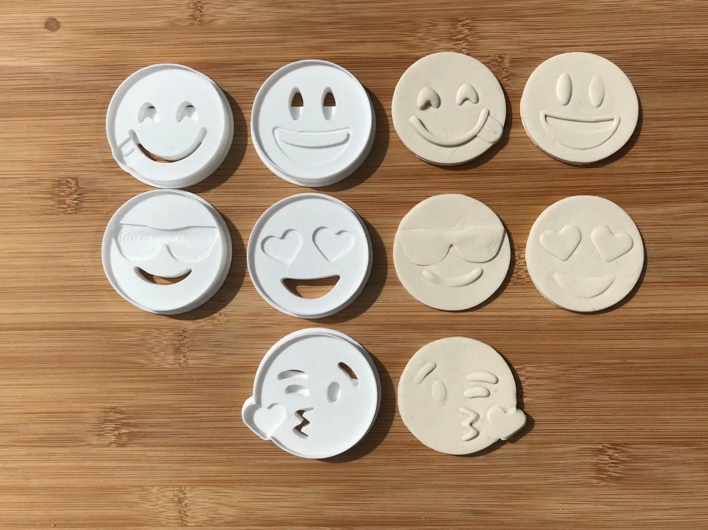 5pcs  Emoji Cookie Cutters MEG cookie cutters